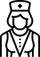 Black line icon for  nursing vector