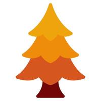 Spring pine tree Vector object illustration