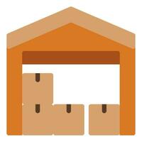 Logistic wirehouse object vector illustration