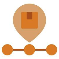 Logistic tracking object vector illustration