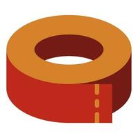 office tools Adhesive Tape vector object illustration