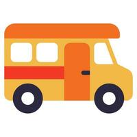 Education school bus Vector object illustration