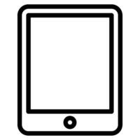 office tools tablet vector object illustration