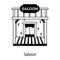 Trendy Saloon Concepts vector