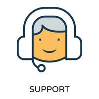 Trendy Client Support vector