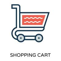 Trendy Shopping  Concepts vector