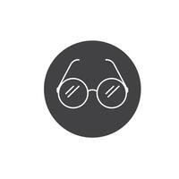 reading glasses icon vector design template