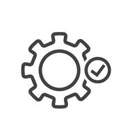 easy in maintenance icon vector element design template