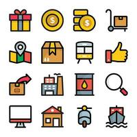 Collection of Logistics Vector Icons