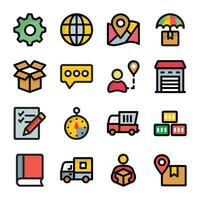 Collection of Shipping Vector Icons