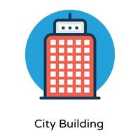 Trendy Urban Building vector