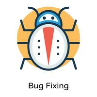 Trendy Bug Concepts vector