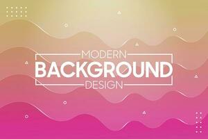 Modern wave line colorful background vector abstract design