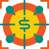 Target Focus Vector Flat Icon, suitable for business or investment or office purpose.