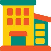 Office Building Vector Flat Icon, suitable for business or investment or office purpose.