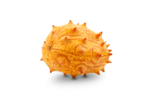 Kiwano fruit isolated on transparent background with clipping path. png