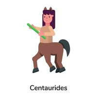 Trendy Centaurides Concepts vector