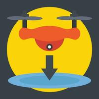 Drone Landing Pad vector