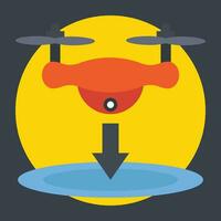 Drone Landing Pad vector