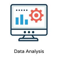 Trendy Analysis Concepts vector