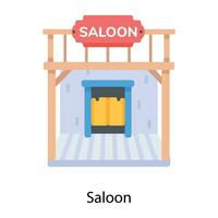 Trendy Saloon Concepts vector