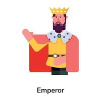 Trendy Emperor Concepts vector