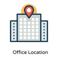 Trendy Location Concepts vector