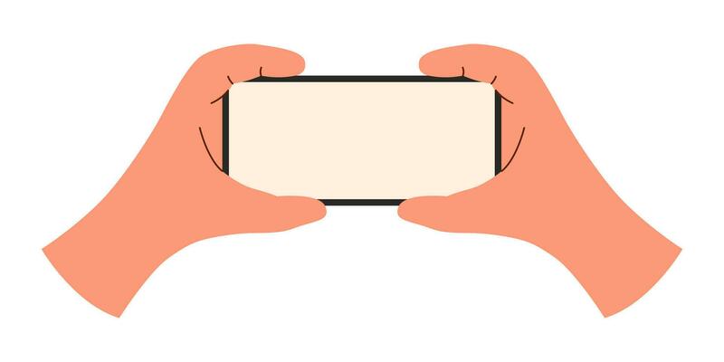 Hands with phone