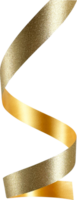 Gold Festive Glitter Ribbon png