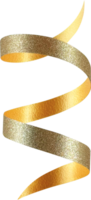 Gold Festive Glitter Ribbon png