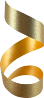 Gold Festive Glitter Ribbon png