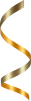 Gold Festive Glitter Ribbon png