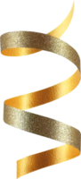 Gold Festive Glitter Ribbon png