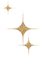 Gold funkeln Sterne png