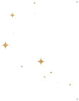 Gold Glitter Constellation png