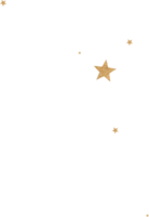 guld glitter konstellation png