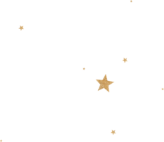 Gold Glitter Constellation png