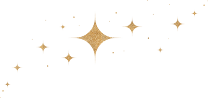 guld glitter konstellation png