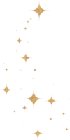 Gold funkeln Konstellation png