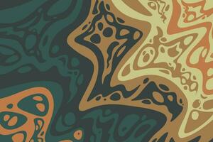 Abstract psychedelic groovy background. vector