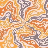 Abstract psychedelic groovy background. vector