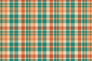 Tartan plaid pattern with texture and summer color. vector