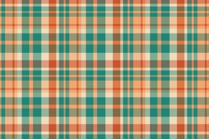 Tartan plaid pattern with texture and summer color. vector