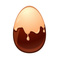 Ferrous-White Chocolate egg. Chocolate egg, surprise for Easter and holidays. png