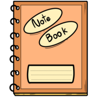 illustration of note book png