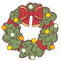 Christmas Wreath Cartoon Icon png