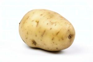 AI generated Potato isolated on white background. AI Generated photo