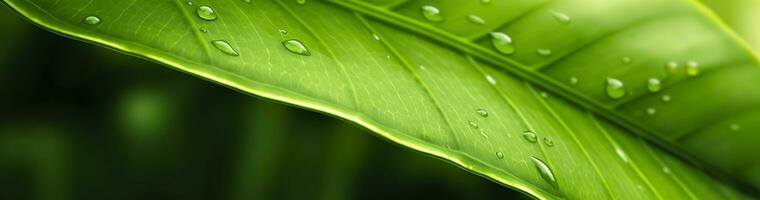 ai generado verde hoja naturaleza antecedentes. ai generado foto