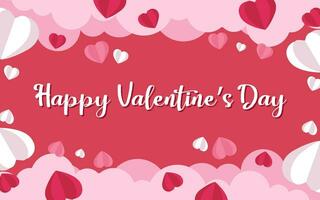 Happy Valentine's Day Background vector