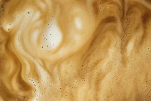 AI generated Coffee foam texture. AI Generated photo